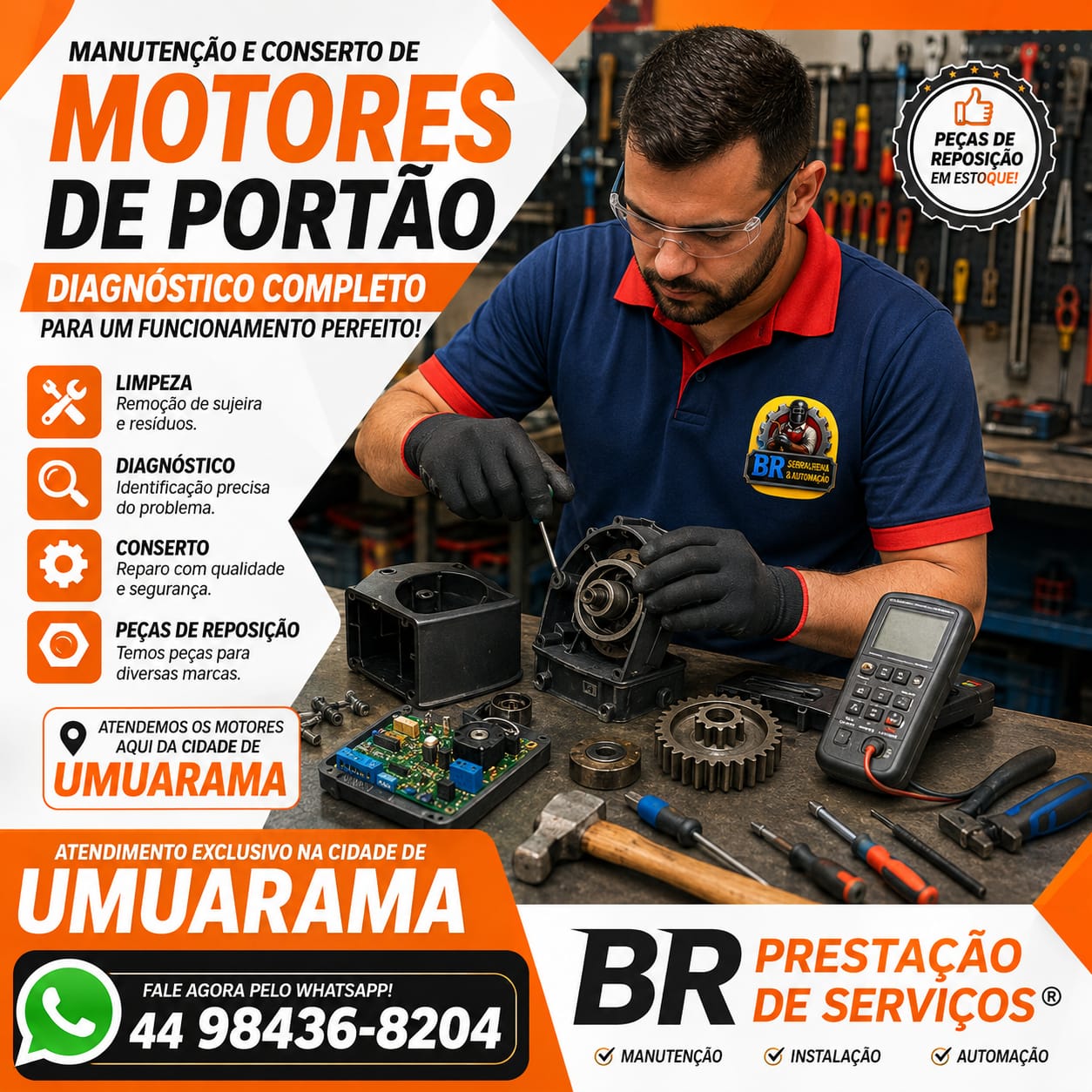 Trabalho realizado pela BR Serralheria & Automação 10