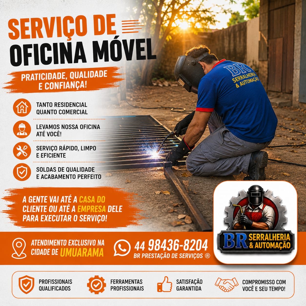 Trabalho realizado pela BR Serralheria & Automação 2