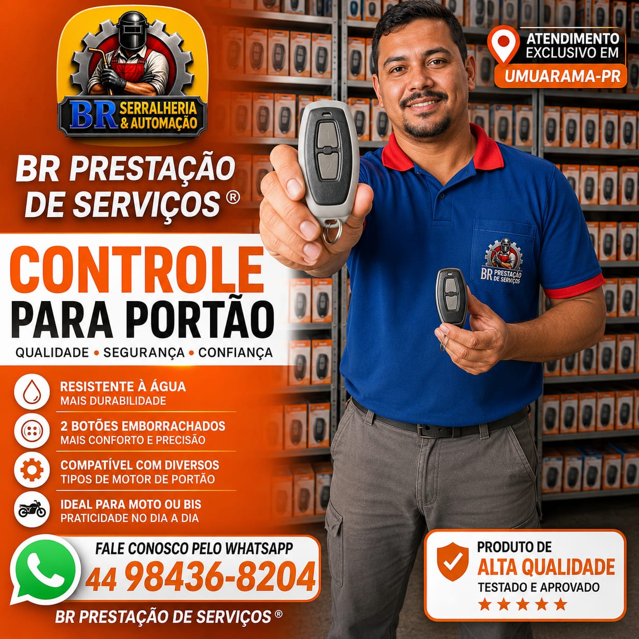 Trabalho realizado pela BR Serralheria & Automação 6