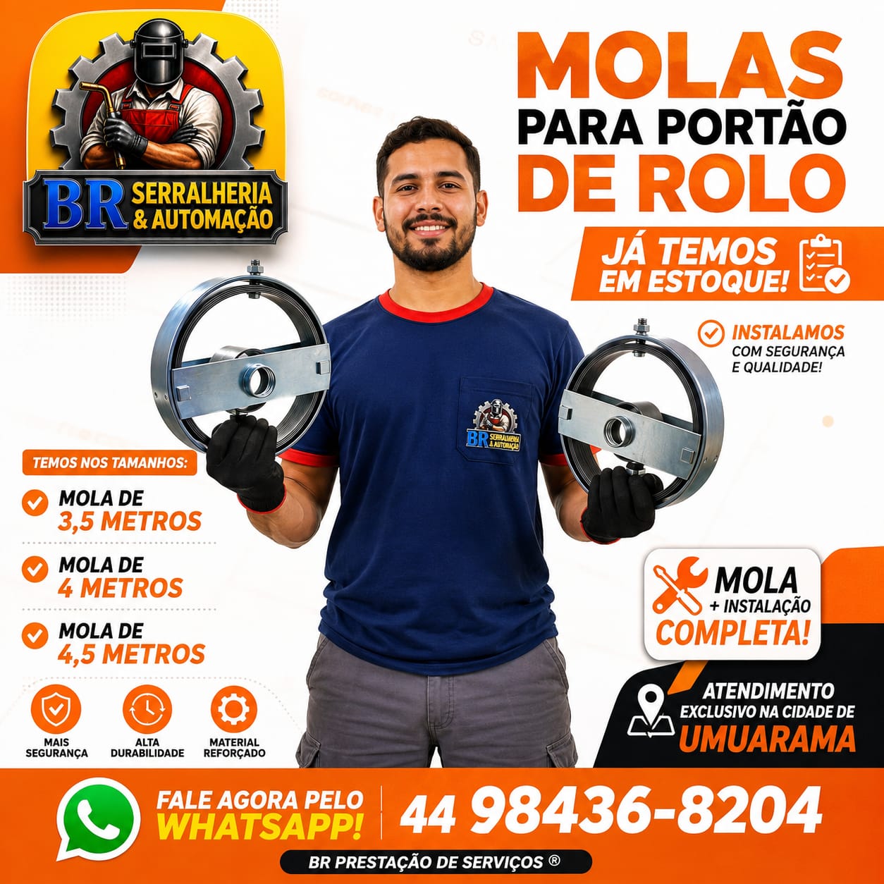 Trabalho realizado pela BR Serralheria & Automação 8
